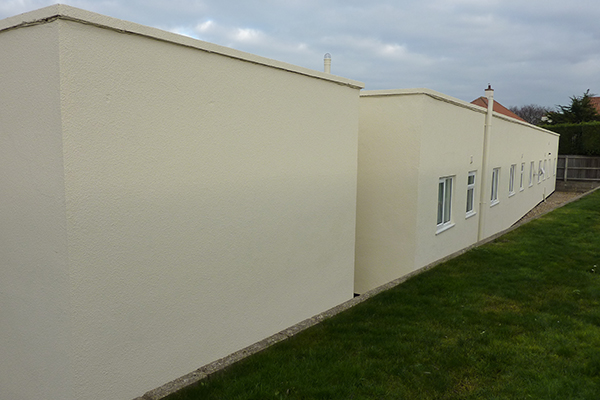 weatherpoof coating pebbledash render over render repair all weather coating