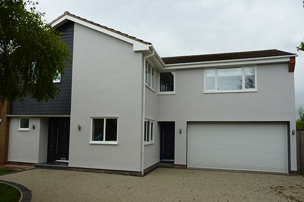 render repair example of finished house