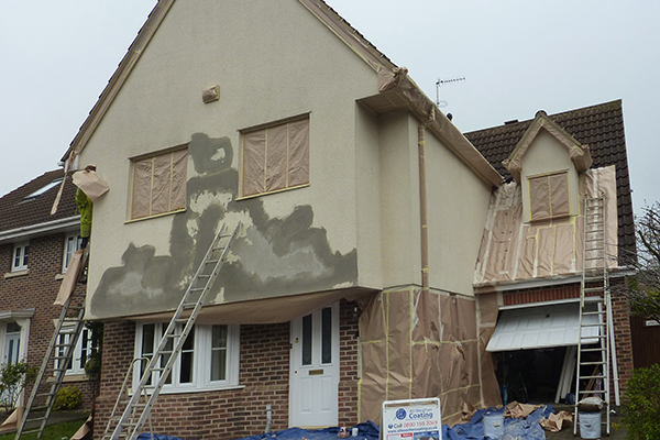 blown render weatherproof coating pebbledash render repair all weather coating