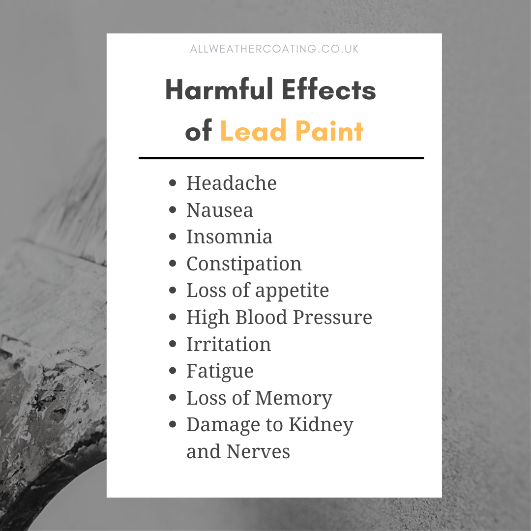 Why is Lead paint bad? All Weather Coating Blog