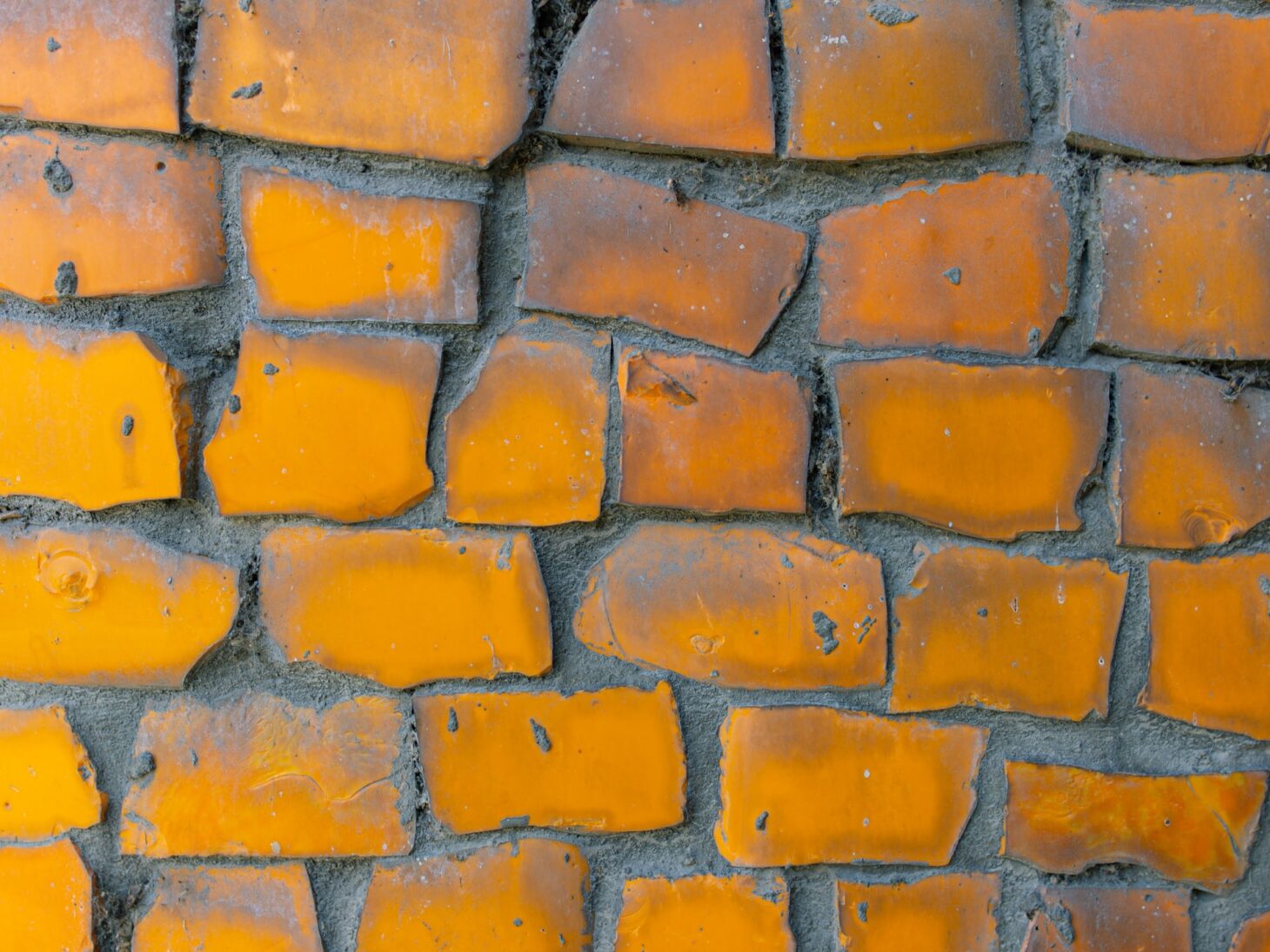 damaged bricks in house