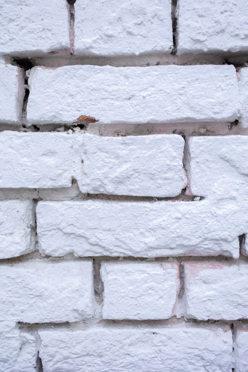 white masonry paint