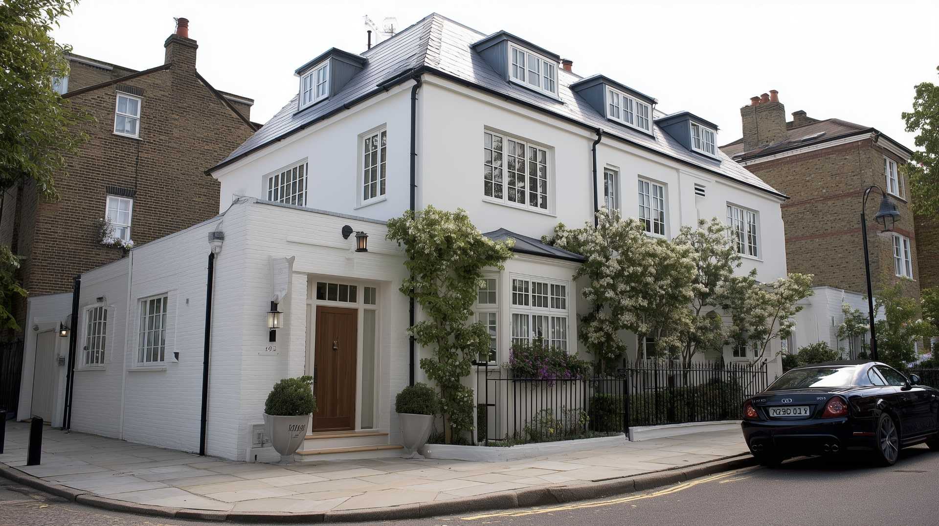 Stylish British property using durable finishes for Protecting Your Home from Fire Damage and improving safety.