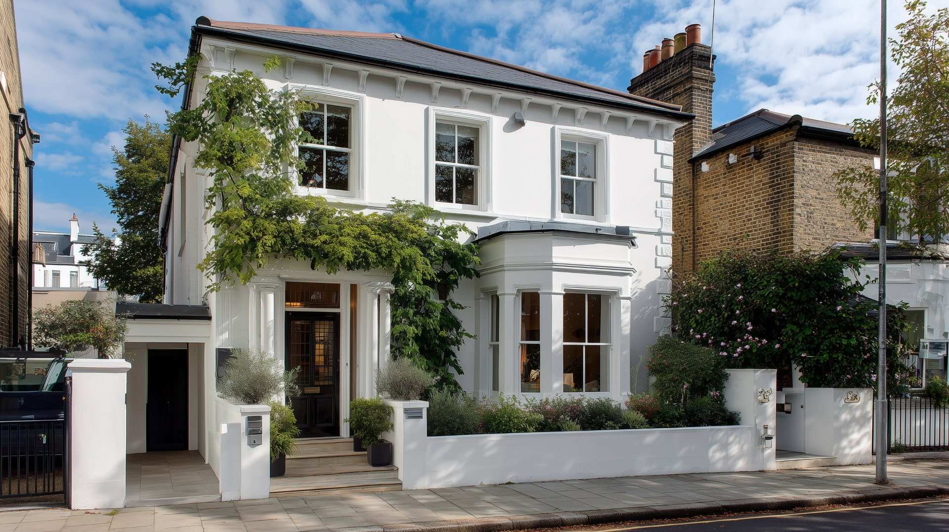 Stylish renovated home exterior as an Alternative to On-going Maintenance finish