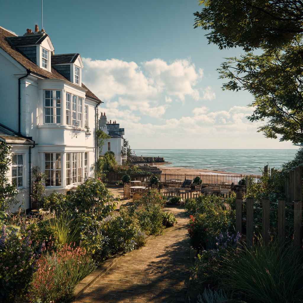 Seaside house featuring durable materials and Weatherproofing for long-term coastal protection.