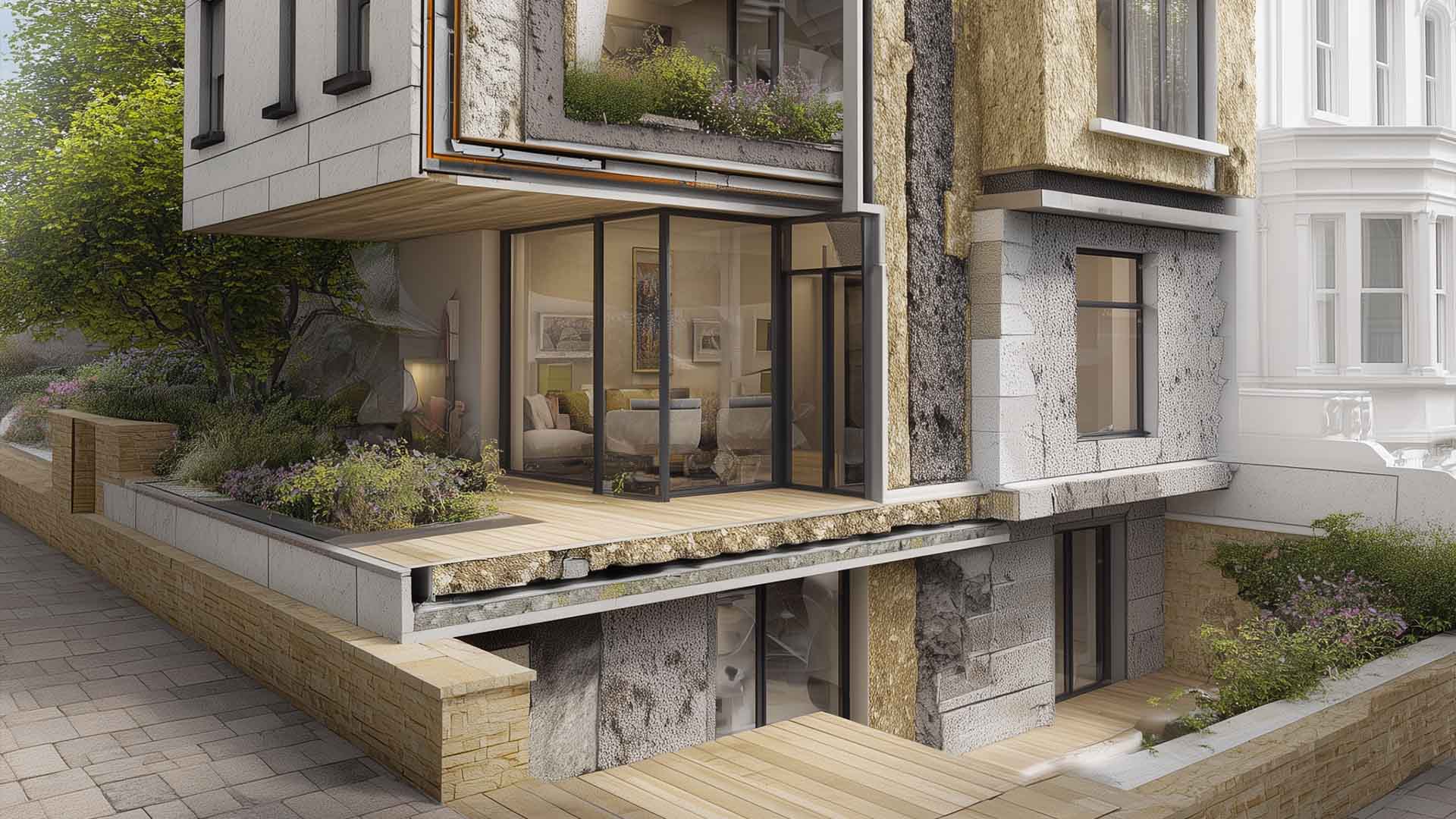 External wall insulation london house benefits and trends